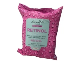 Danielle Creations Retinol Facial Cleansing Wipes 30 Pack New