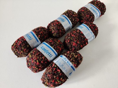 Strickgarn Gründl Konfetti Schurwolle Polyamid Viskose Mütze Stricken Hobby