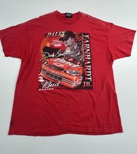Vintage Dale Earnhardt Jr Shirt Mens XL Red NASCAR Racing Budweiser Chase 2000
