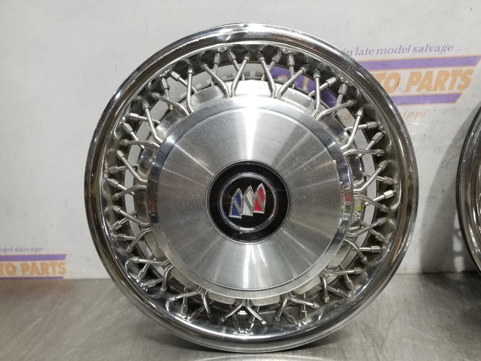 93 1993 Buick Roadmaster 15" juego de cabina de cubo de rueda  Foto 3 de 4