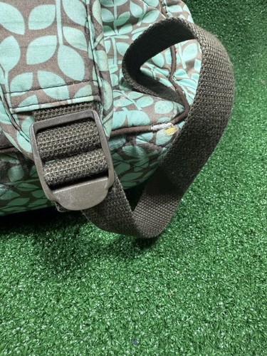 vera bradley campus backpack Teal Flowers Retired - Picture 5 of 7