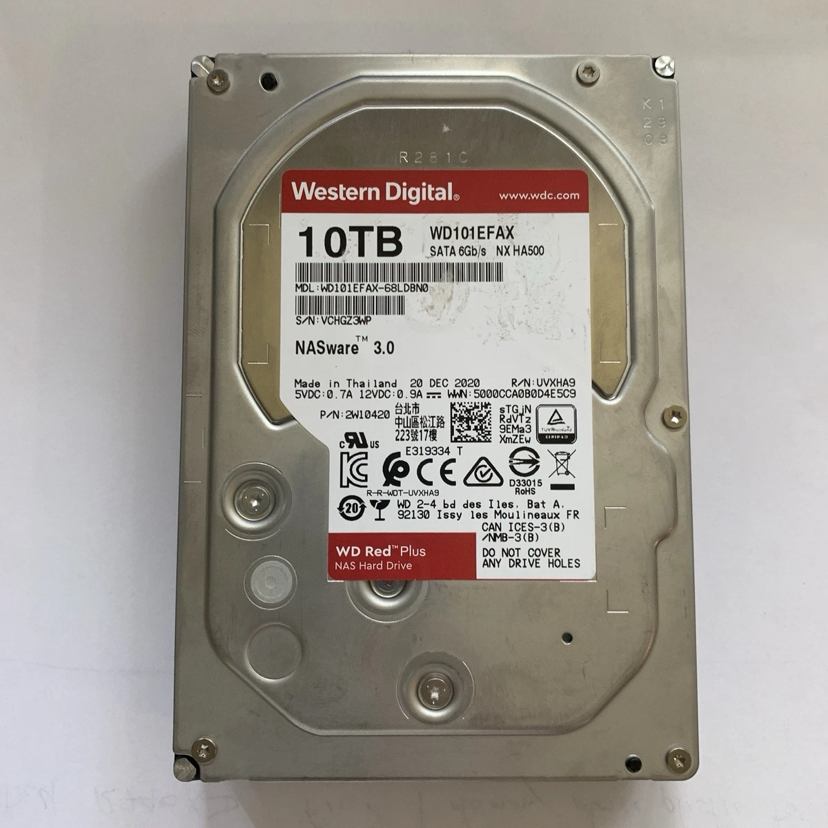 Western Digital SATA III 10 TB Internal Hard Disk Drives for sale
