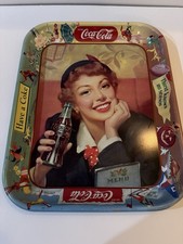 Vintage 1950s Coca-Cola Metal Serving Tray