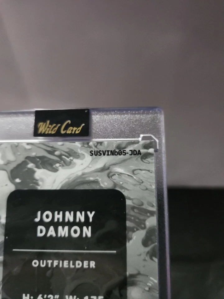 Johnny Damon 1/1 Auto 2025 Wild Card Splat Béisbol Foto 3 de 4