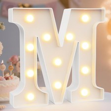 LED Marquee Letter Lights Sign, Light Up Alphabet Letter for Home Party Wedding