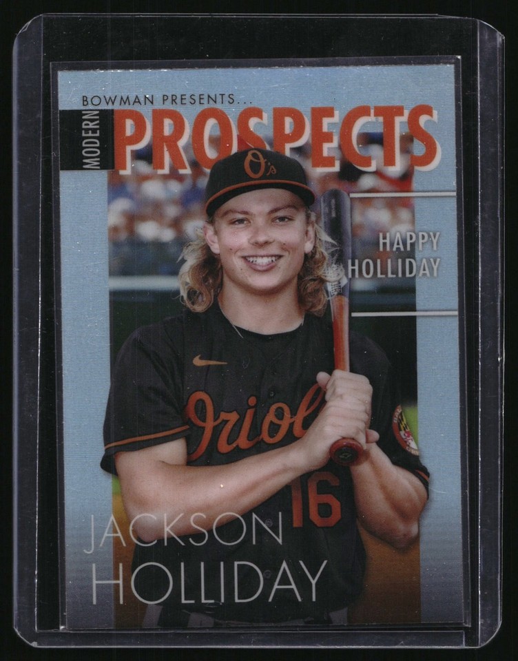 2023 Bowman Presents Modern Prospects #MP-4 Jackson Holliday 2023 Bowman Presents Modern Prospects #MP-4 Jackson Holliday