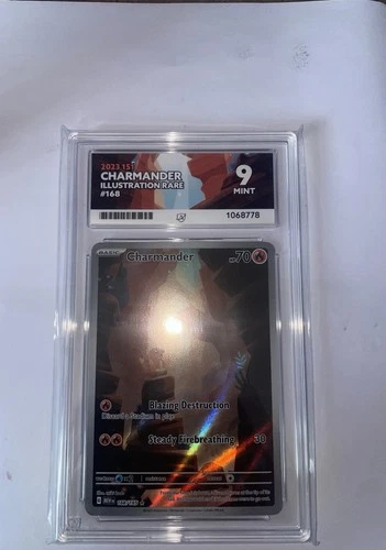 Charmander Illustration Rare 168/165 2023 151 Ace 9