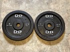 Vintage DP Barbell Weights (2) 13.2lbs Plates 26.4lbs  Total= 12 Kilos — photo 4