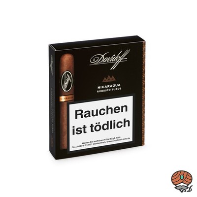 Davidoff Nicaragua Robusto Zigarren im Tubo 4er Pack Dominikanische Republik