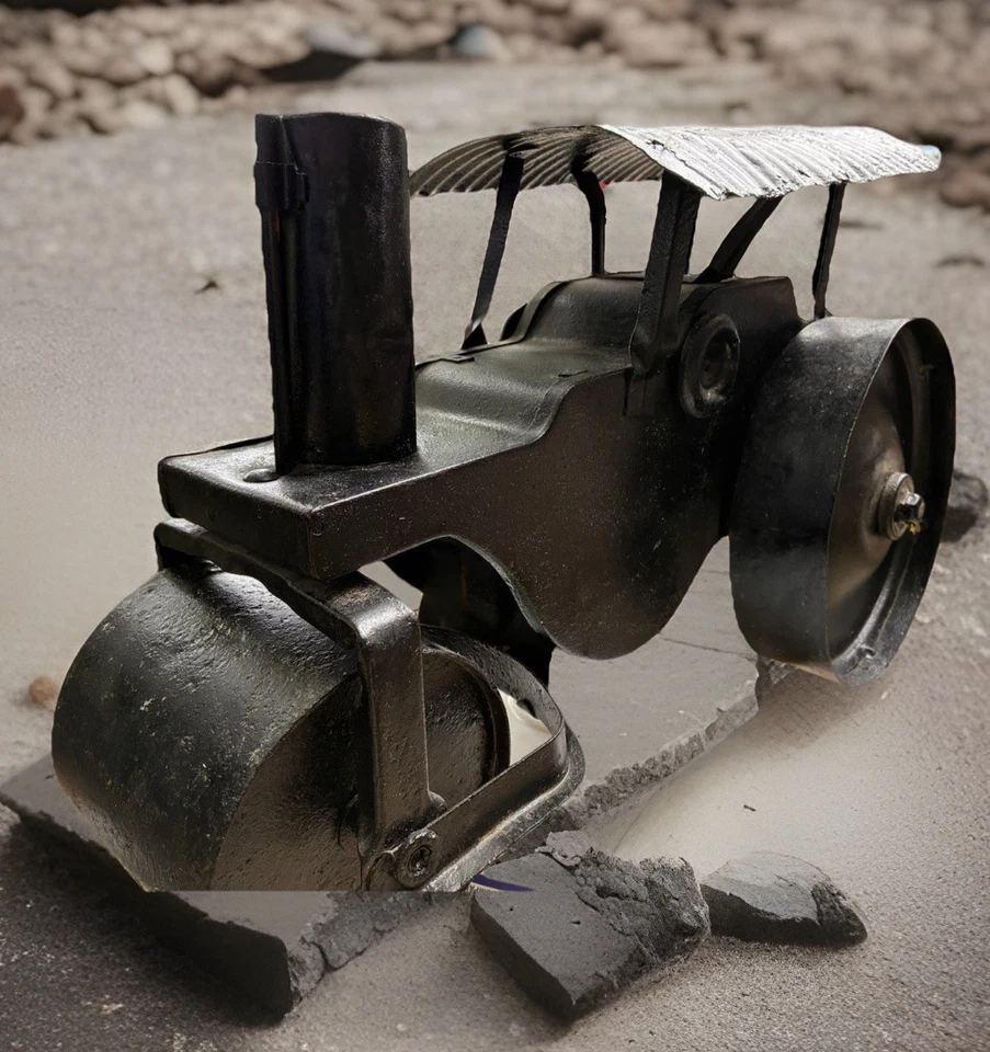 1930 - KEYSTONE ACERO PRENSADO - PASEO EN RODILLO DE VAPOR - ORG - JUGUETE ANTIGUO - 22" Foto 3 de 4