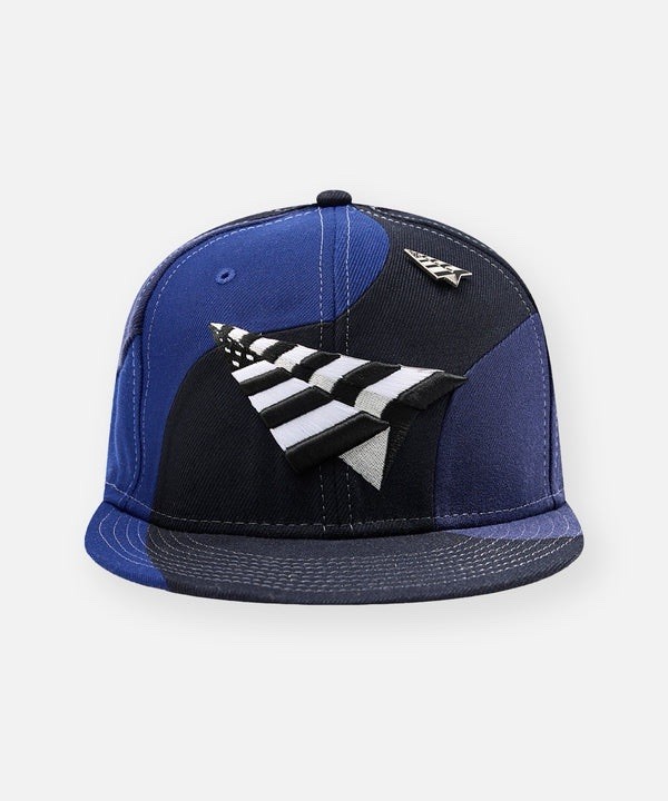 PAPER PLANES-SPIRAL NAVY BLACK  9FIFTY SNAPBACK HAT NEW RELEASE 🔥