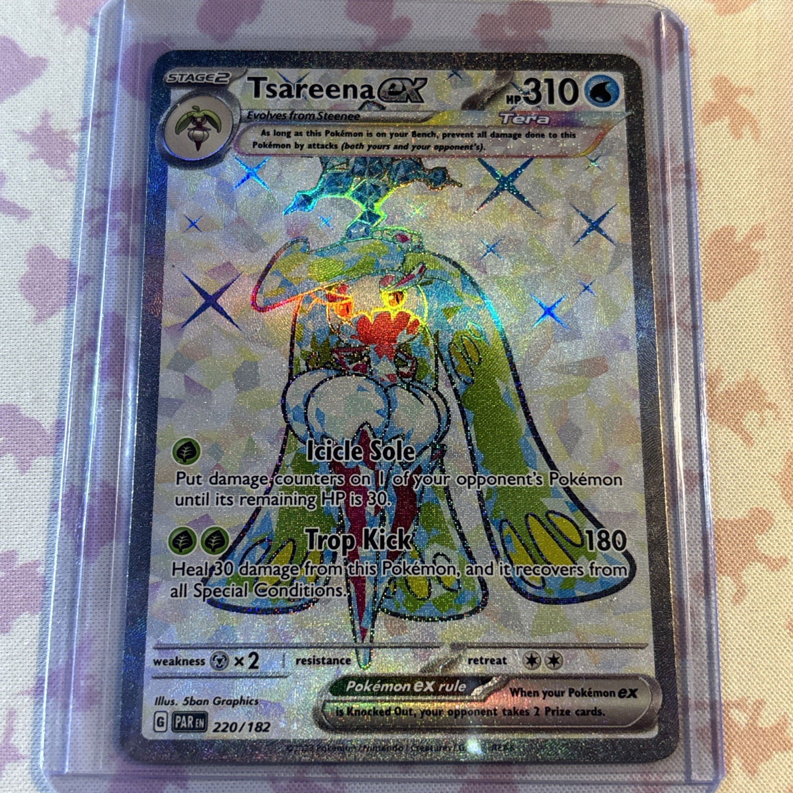 Tsareena ex 220/182 SV04: Paradox Rift Holo M/NM