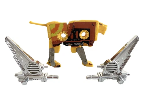 Steeljaw SILVER 100% Complete 1986 Vintage G1 Transformers Lion Action Figure