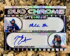 2025 Leaf Optichrome Baseball MALCOLM MOORE/JACOB COZART Duo Chrome Autos 8/10