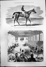 Old Teddington Derby Great Western Royal Military Riding School 1875 Victorian