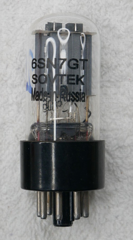 6SN7 GT SOVTEK MADE IN RUSSIA TESTS EXCELLENT