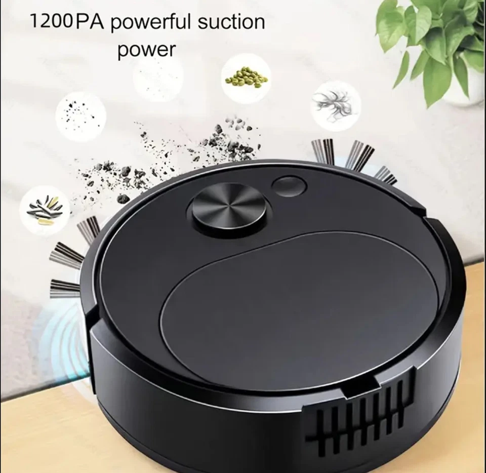 3-in-1 All-in-one Dust & Dirt Robot Vacuum Mop & Sweeper For All Floor Kinds - Image 4 of 4