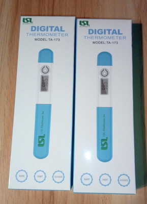 2 PK DIGITAL BASAL BODY THERMOMETER FOR ADULTS,KIDS & BABY. NEW