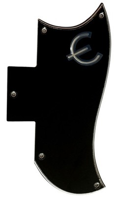 Pickguard For Epiphone SG Standard & E Logo Style Guitar 3-Ply-BLACK