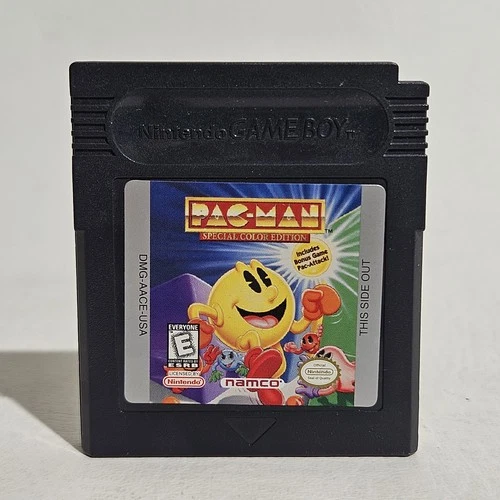 Pac-Man: Special Color Edition (Nintendo GameBoy Color) Cartridge Tested