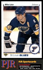 Mike Lalor 1990-91 Upper Deck #40 St. Louis Blues Rookie