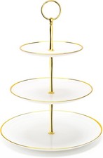 3 Tier Cupcake Stand Plastic Tiered Serving Stand Dessert Tower Tray Tea Party