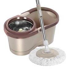 Rotating Mop Bucket Set With Wringer Wet Dry Use Easy Wring Mop For Home Office