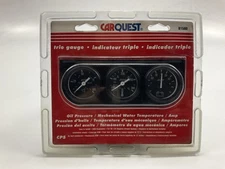 Carquest 81560 Triple Gauge Set Oil Pressure, Amp, Mechanical Water Temp 1-1/2"