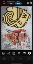 DIGITAL TOPPS WWE SLAM Sol Ruca EXUBERANCE 25 SILVER RELIC Rare *READ