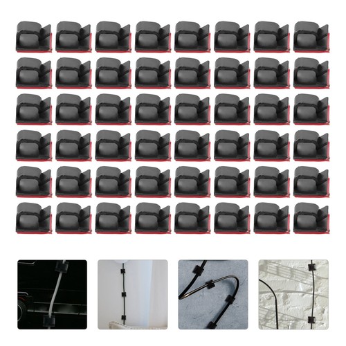 50 Pcs Drahtfixierer Drahtklemme Selbstklebender Praktischer Kabelorganisator - 第 6/12 張圖片