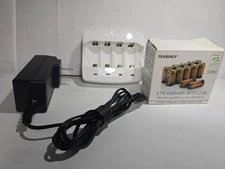 Tenergy RCR123A Li-ion Rechargeable Batteries (12) and Tenergy Charger 