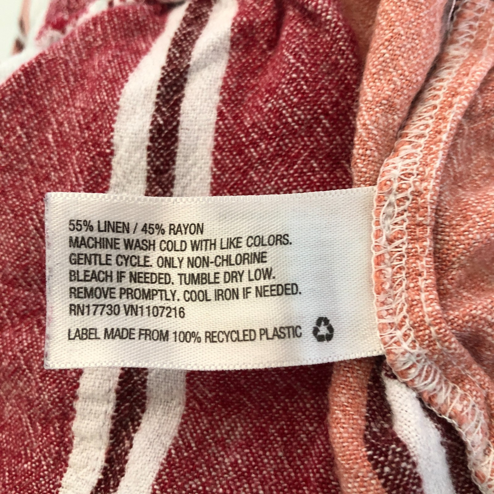 Universal Thread Size L (32x2) Striped Pull On Le… - image 5