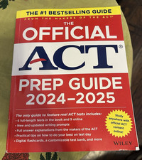 The Official ACT Prep Guide 2024-2025: Book + 9 Practice Tests + 400 Digital...