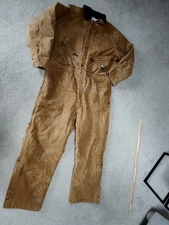 Vintage Steiner Thermal-Tuff Duck Canvas Insulated Overalls Men's 2-XL Union USA