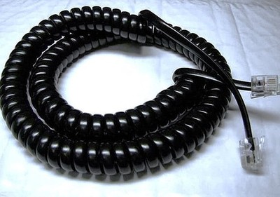 Cisco IP Phone Handset Cord 6900 Series CP 6941 6911 Curly Coil Black 12Ft