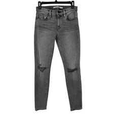 Hudson Jeans Nico mid rise super skinny ankle gray size 26