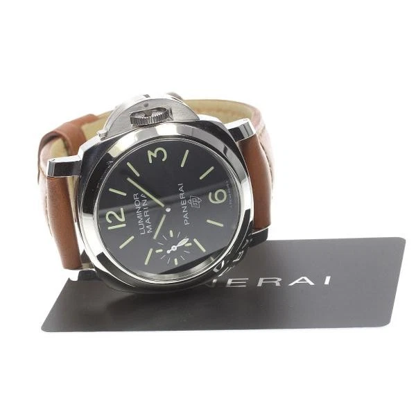 Panerai — Officine Panerai Luminor Marina PAM00776 44mm SS Black Dial Watch #C4275