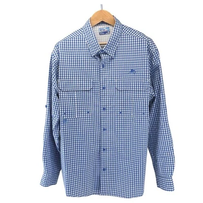 Chemise De Pêche Worldwide Sportsman Bleu Clair – Homme XL, Manches Longues, 4 Poches, Ventilée