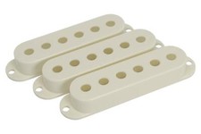 Strat Single Coil Pickup Covers 2 1/16" 52.2mm - Aged White - Qty 3