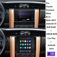 9.7" 8+128GB Android13 Car Stereo GPS For Toyota Fortuner Hilux AM/FM RDS BT CAM