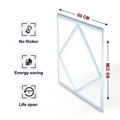 BRIGHTEX led panel light 600x600 72W Lattice 7200 Lumen Diamond Office Shop Decor Lamp