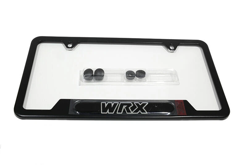 NEW OEM Subaru 2008-14 Impreza 2018-24 WRX Black License Plate Frame SOA342L125 - Image 2 of 4