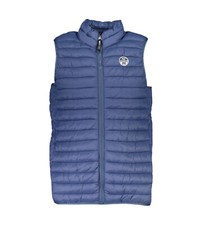 NORTH SAILS Giubbotto Smanicato Gilet Blu Logo Uomo Tg L