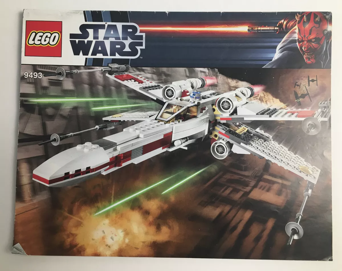 muskel Tænk fremad areal LEGO Star Wars X-wing Starfighter Instruction 9493 Manual ONLY No Bricks |  eBay