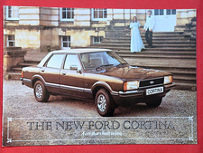 1976 FORD CORTINA Mk4 UK Launch Sales Brochure - Ghia S GL L Estates - MINT!