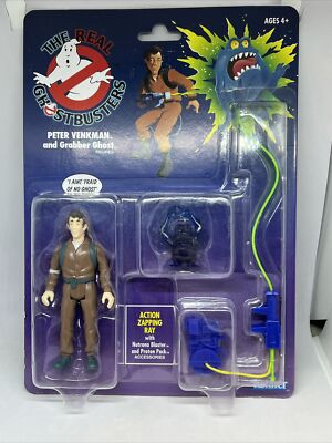 Retro 80's REAL GHOSTBUSTERS Figure -PETER VENKMAN- & Grabber Ghost 2020
