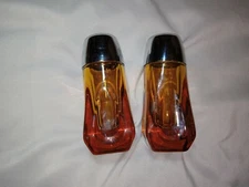 Vintage Libbey Dark Amber Salt or Pepper shakers.
