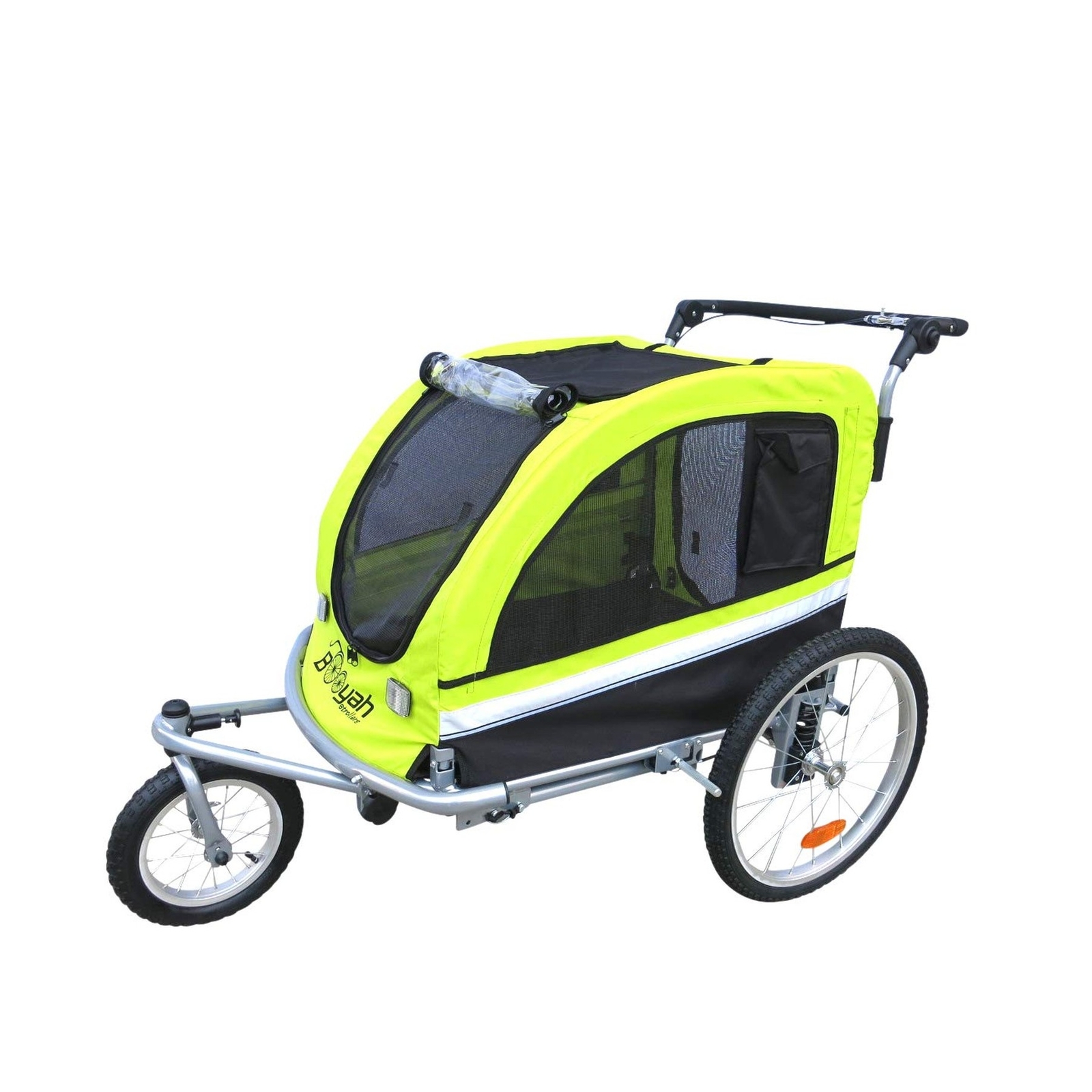 booyah large pet bike trailer dog stroller