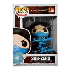 Mortal Kombat Signed Funko Pop Sub Zero Steve Blum Autograph #536 JSA COA 964