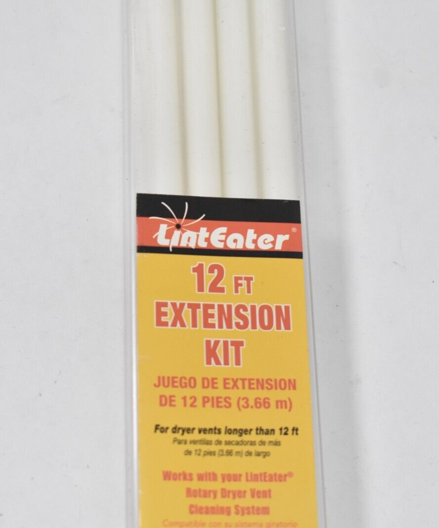 LintEater R3203612 12Foot Extension Kit for Dryer Vent Cleaning System for sale online eBay